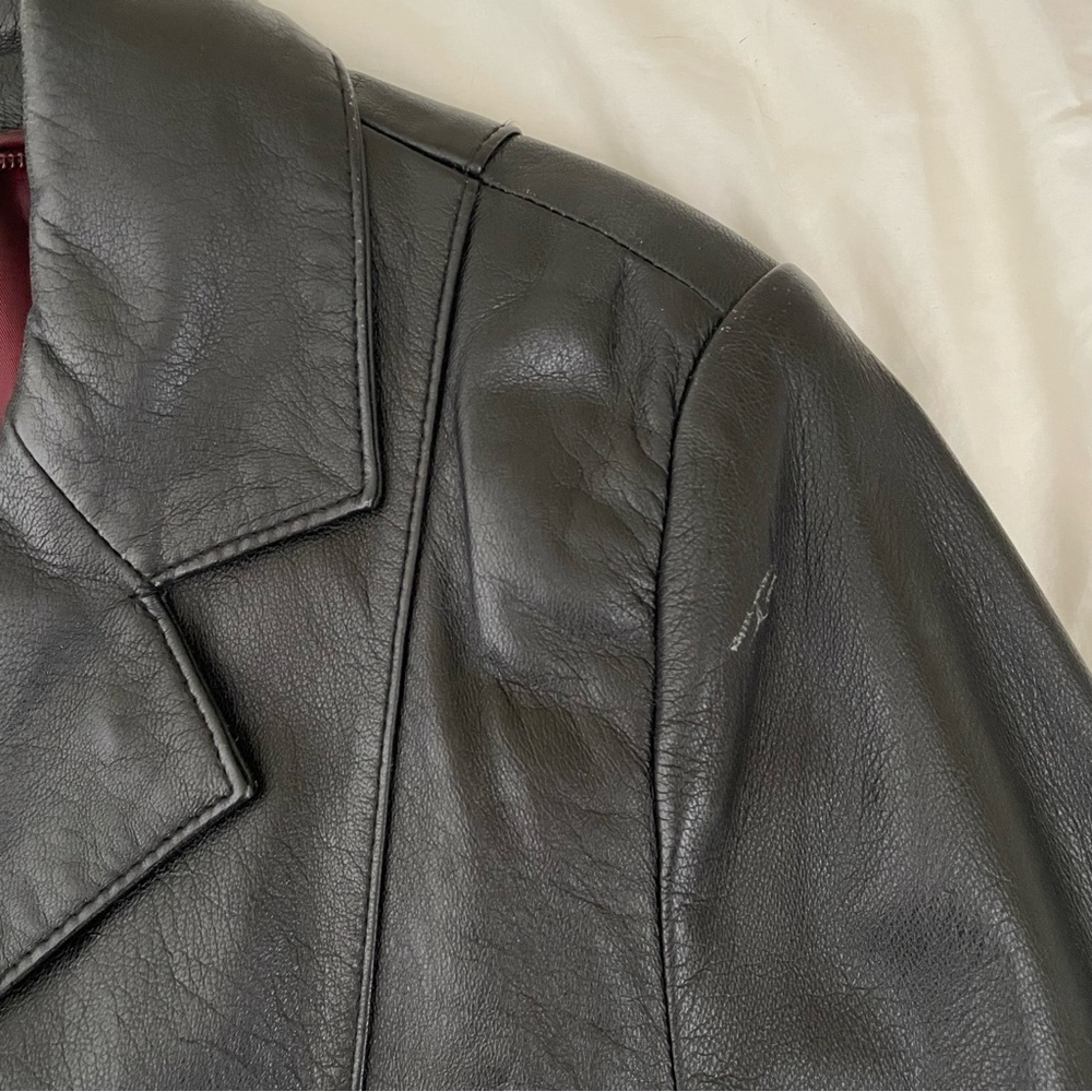 Wilson’s Leather Black Leather coat - Picture 5 of 8